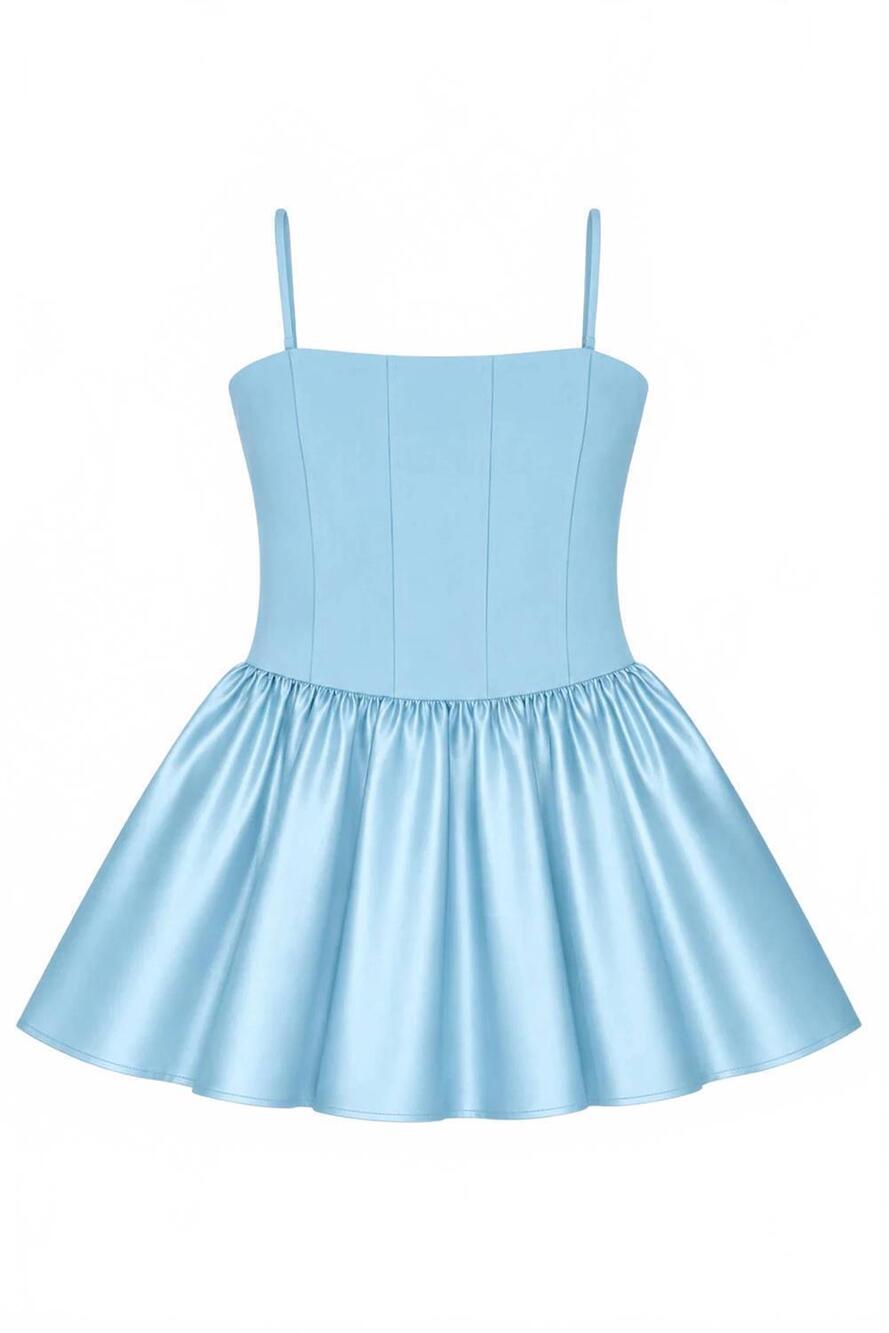 NEW KATIE J NYC junior joanie dress in baby blue